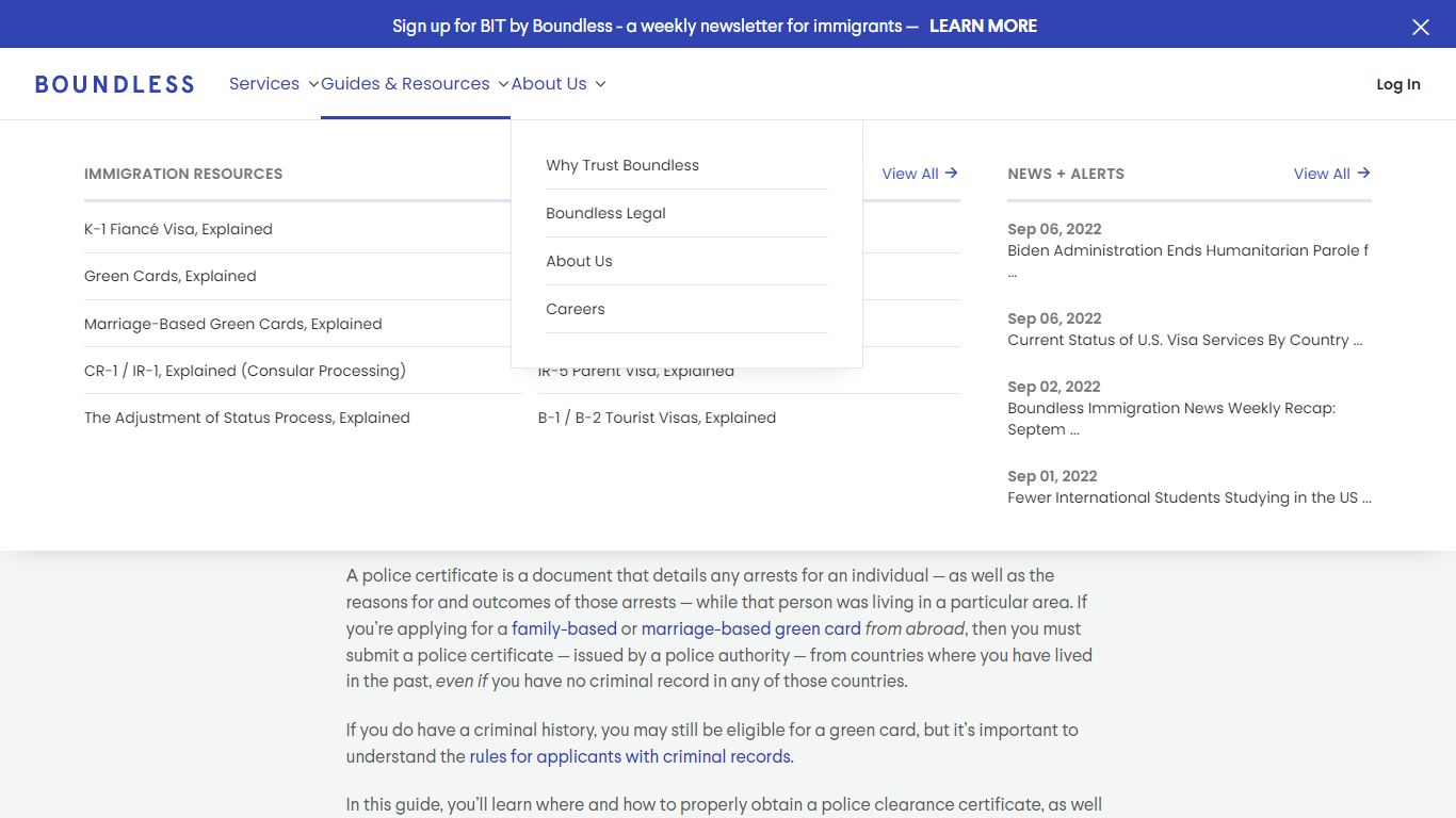 How to Obtain a Police Clearance Certificate - Boundless